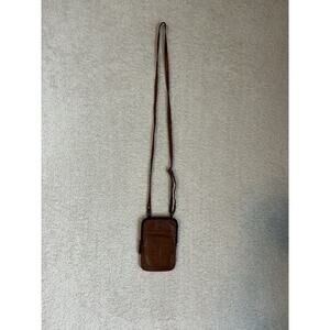 Harbour 2nd Brown Genuine Leather Crossbody Benita Bag Wallet Travel Purse
